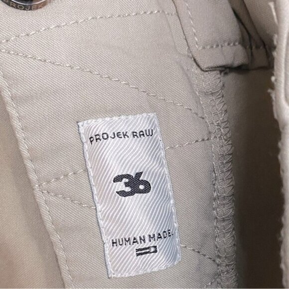 Raw Projek Beige Tapered Leg Cargo Pants 36 - Picture 4 of 16